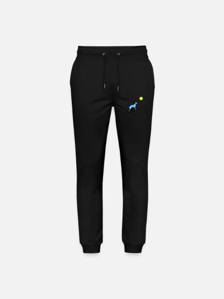 wolf mond - Stanley/Stella Unisex Bio Jogginghose Mover - Schwarz