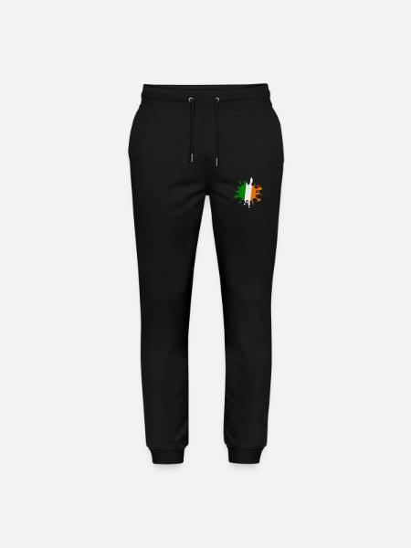 farbklecks irland - Stanley/Stella Unisex Bio Jogginghose Mover  - Schwarz