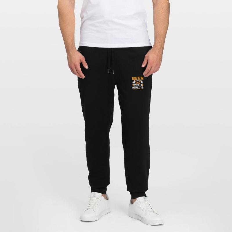 Beer And Sharp Objects Axe Throwing Hatchet Ax Stanley/Stella Mover Unisex Organic Jogging Trousers