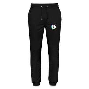 Racer helmet - Stanley/Stella Mover Unisex Organic Jogging Trousers - black - Front - Marisol (170cm) & Nik (191cm)