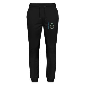 planet earth e 4 - Stanley/Stella Mover Unisex Organic Jogging Trousers - black - Front - Marisol (170cm) & Nik (191cm)