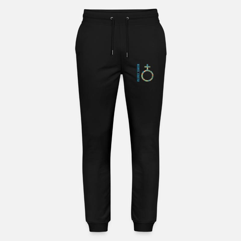 planet earth e 4 - Stanley/Stella Mover Unisex Organic Jogging Trousers - black