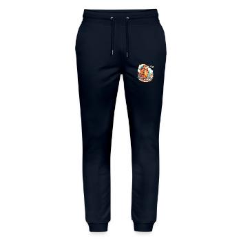 Le rat-taupe lors d’une longue promenade - Pantalon de jogging bio MOVER Stanley/Stella unisexe - marine - Devant - Marisol (170cm) & Nik (191cm)