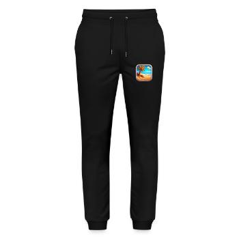 Summer Icon - Stanley/Stella Unisex Bio Jogginghose Mover  - Schwarz - Vorne - Marisol (170cm) & Nik (191cm)