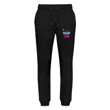 Ice Cream Power - Stanley/Stella Unisex Bio Jogginghose Mover  - Schwarz - Vorne - Marisol (170cm) & Nik (191cm)