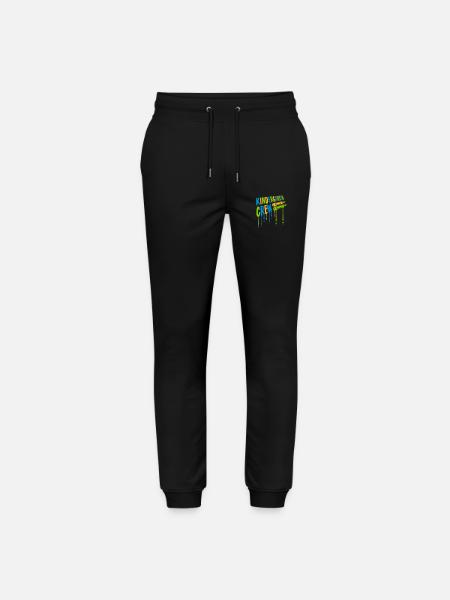 Friends Kindergarten Crew Crayons - Stanley/Stella Mover Unisex Organic Jogging Trousers - black
