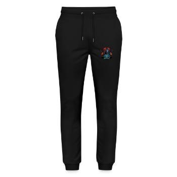 Gaming Punisher - Gamer Nerd Video Game Console PC - Stanley/Stella Mover Unisex Organic Jogging Trousers - black - Front - Marisol (170cm) & Nik (191cm)