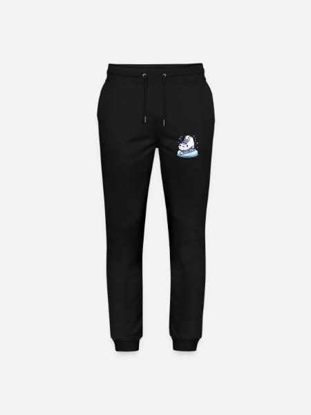 Ice Skating Kawaii - Stanley/Stella Mover Unisex Organic Jogging Trousers - black