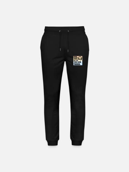 Sure Right After This Raid Though Funny Gamer - Stanley/Stella Mover Unisex Organic Jogging Trousers - black