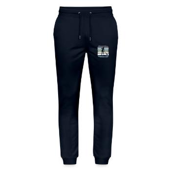 Stand Up Paddling - Stanley/Stella Unisex Bio Jogginghose Mover  - Navy - Vorne - Marisol (170cm) & Nik (191cm)