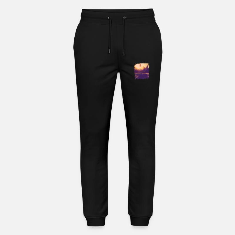 Baum Lichtung Sonnenschein - Stanley/Stella Unisex Bio Jogginghose Mover  - Schwarz