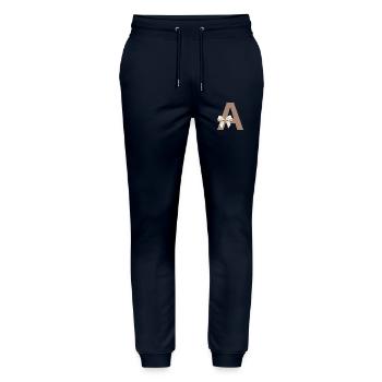 Brief an den Knoten - Stanley/Stella Unisex Bio Jogginghose Mover  - Navy - Vorne - Marisol (170cm) & Nik (191cm)