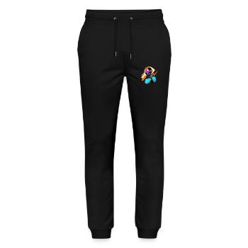 Astronaut - Stanley/Stella Mover Unisex Organic Jogging Trousers - black - Front - Marisol (170cm) & Nik (191cm)