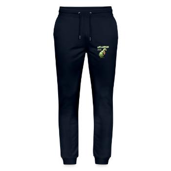Las Cabras Son Amigos No Comida - Pantalon de jogging bio MOVER Stanley/Stella unisexe - marine - Devant - Marisol (170cm) & Nik (191cm)