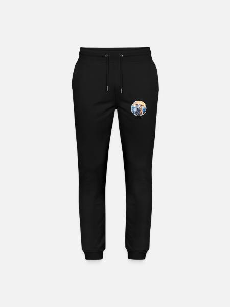 Sheep in winter - Stanley/Stella Mover Unisex Organic Jogging Trousers - black