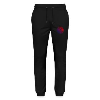 Esel Apres Ski Team Spruch Bunt - Stanley/Stella Unisex Bio Jogginghose Mover  - Schwarz - Vorne - Marisol (170cm) & Nik (191cm)