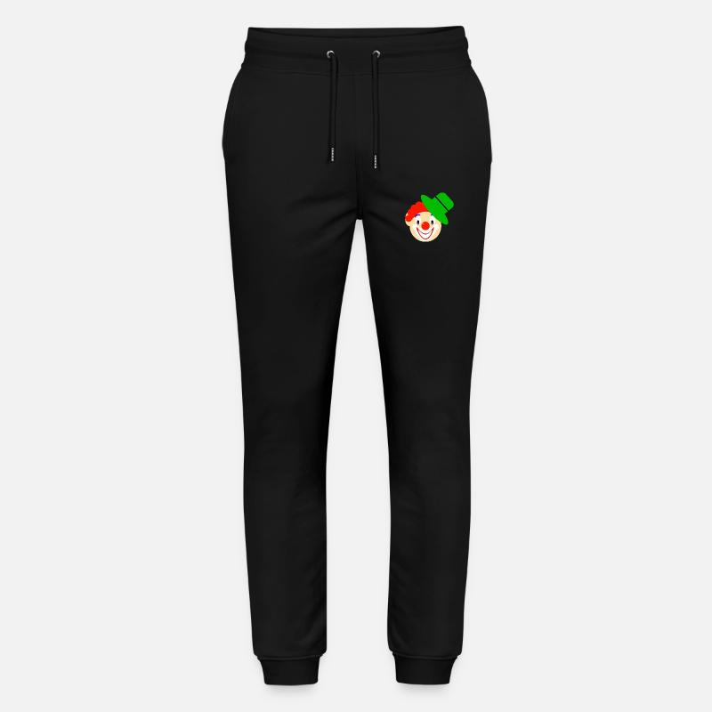 Clown, Visage De Clown - Pantalon de jogging bio MOVER Stanley/Stella unisexe - noir