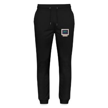 CRT Design - 404 Not found - Pantalon de jogging bio MOVER Stanley/Stella unisexe - noir - Devant - Marisol (170cm) & Nik (191cm)