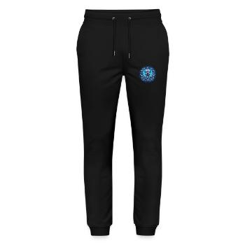 Segelschiff - Stanley/Stella Unisex Bio Jogginghose Mover  - Schwarz - Vorne - Marisol (170cm) & Nik (191cm)