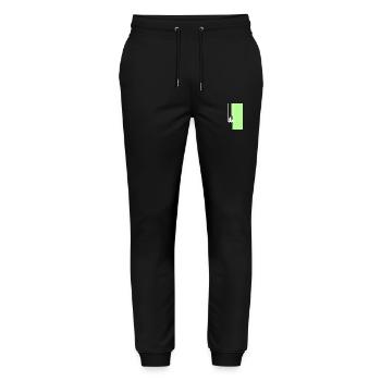 Der Maler - Stanley/Stella Unisex Bio Jogginghose Mover  - Schwarz - Vorne - Marisol (170cm) & Nik (191cm)