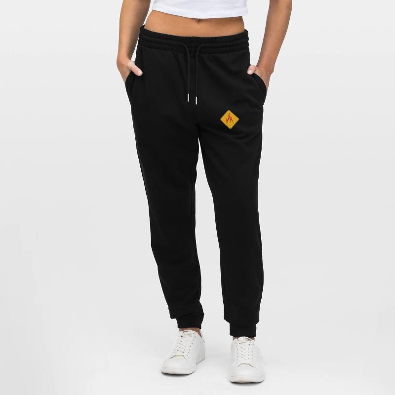 Shield note warning caution caution danger feu Stanley/Stella Mover Unisex Organic Jogging Trousers