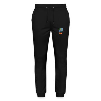 Circus elephant - Stanley/Stella Mover Unisex Organic Jogging Trousers - black - Front - Marisol (170cm) & Nik (191cm)
