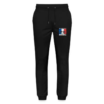 Handball France France Cadeau De Coupe du Monde - Pantalon de jogging bio MOVER Stanley/Stella unisexe - noir - Devant - Marisol (170cm) & Nik (191cm)