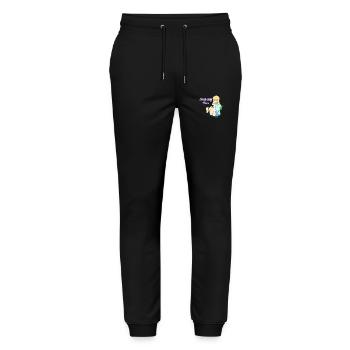 Suck my toes - Stanley/Stella Mover Unisex Organic Jogging Trousers - black - Front - Marisol (170cm) & Nik (191cm)