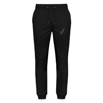 Modèle astérisque symbole étoile - Pantalon de jogging bio MOVER Stanley/Stella unisexe - noir - Devant - Marisol (170cm) & Nik (191cm)