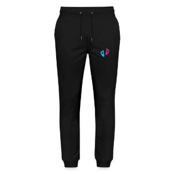 Baby Feet Parents Baby Heart Toddler Son Pregnant - Stanley/Stella Mover Unisex Organic Jogging Trousers - black - Front - Marisol (170cm) & Nik (191cm)