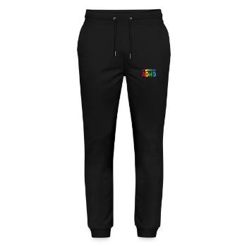 ADHD - Stanley/Stella Mover Unisex Organic Jogging Trousers - black - Front - Marisol (170cm) & Nik (191cm)