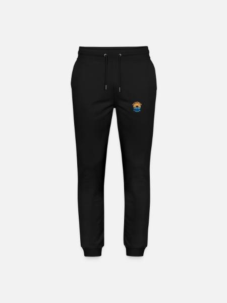 Sommer Vibes Sonnenschein und Ozean Geschenkidee - Stanley/Stella Unisex Bio Jogginghose Mover - Schwarz