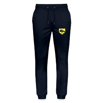 Car - Stanley/Stella Mover Unisex Organic Jogging Trousers - navy - Front - Marisol (170cm) & Nik (191cm)