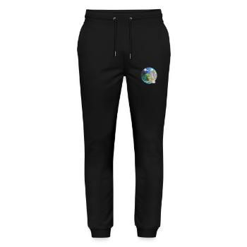 Rabbit Rabbit Landscape Outdoor Nature Lovers - Stanley/Stella Mover Unisex Organic Jogging Trousers - black - Front - Marisol (170cm) & Nik (191cm)