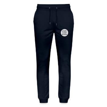 im going to hell - Stanley/Stella Unisex Bio Jogginghose Mover  - Navy - Vorne - Marisol (170cm) & Nik (191cm)