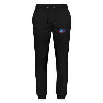 ROCK 'N' ROLL DISCO - Pantalon de jogging bio MOVER Stanley/Stella unisexe - noir - Devant - Marisol (170cm) & Nik (191cm)