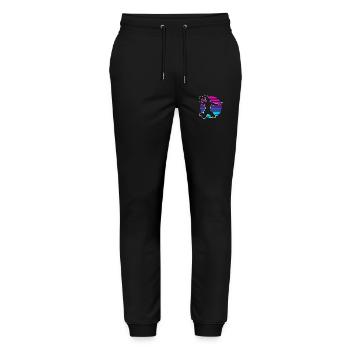 Handball Handball Player Women Handball - Stanley/Stella Mover Unisex Organic Jogging Trousers - black - Front - Marisol (170cm) & Nik (191cm)