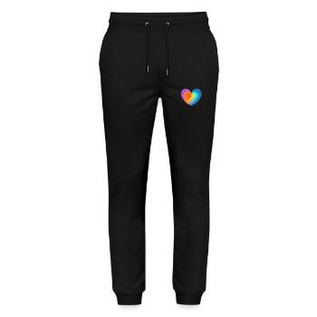 Muttertag Liebe Hochzeit Verlobung Valentinstag - Stanley/Stella Unisex Bio Jogginghose Mover  - Schwarz - Vorne - Marisol (170cm) & Nik (191cm)