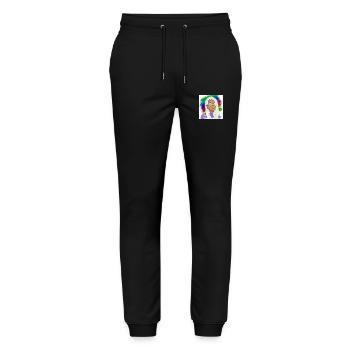 Hippiegirl - Stanley/Stella Unisex Bio Jogginghose Mover  - Schwarz - Vorne - Marisol (170cm) & Nik (191cm)