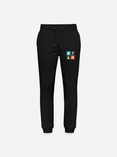Soccer Variations - Stanley/Stella Mover Unisex Organic Jogging Trousers - black