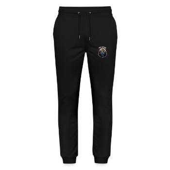 Nature, Wildlife, Outdoor, Forest, Camping, Hiking, Tea - Stanley/Stella Mover Unisex Organic Jogging Trousers - black - Front - Marisol (170cm) & Nik (191cm)