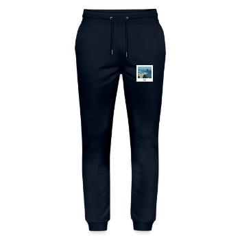 Rio de Janeiro - Stanley/Stella Mover Unisex Organic Jogging Trousers - navy - Front - Marisol (170cm) & Nik (191cm)