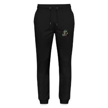 Nekromant - Stanley/Stella Unisex Bio Jogginghose Mover  - Schwarz - Vorne - Marisol (170cm) & Nik (191cm)