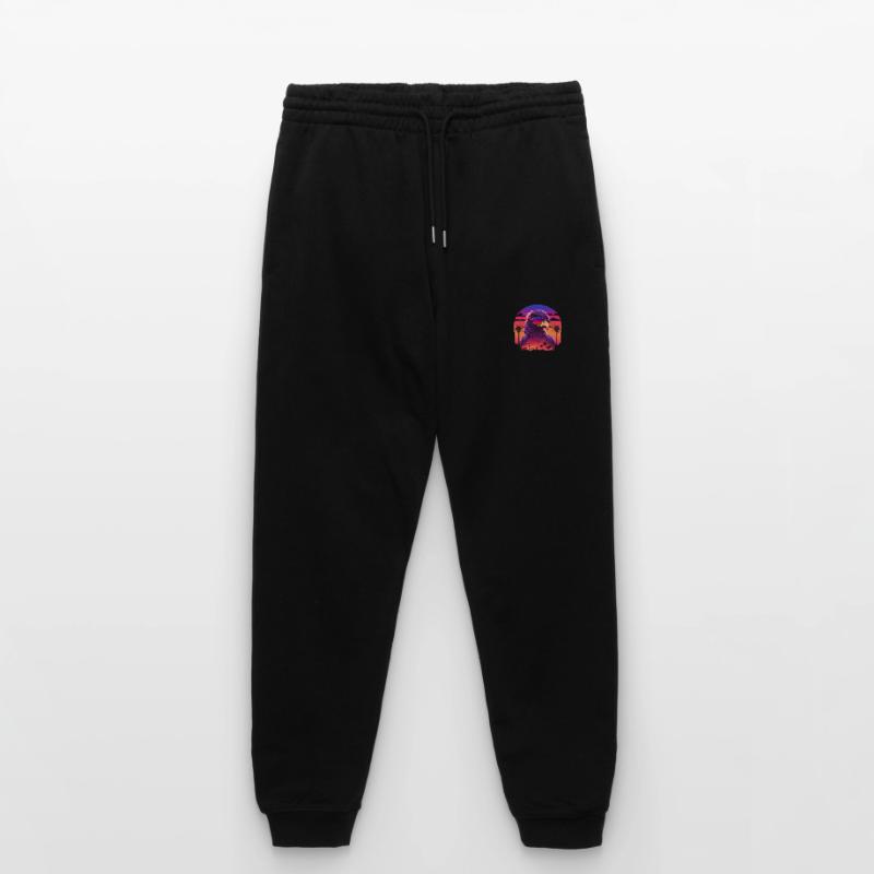 Synthwave eagle Stanley/Stella Mover Unisex Organic Jogging Trousers
