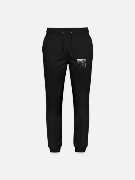 Parisian street - Stanley/Stella Mover Unisex Organic Jogging Trousers - black
