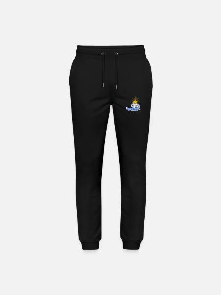 Delfin - Stanley/Stella Unisex Bio Jogginghose Mover  - Schwarz