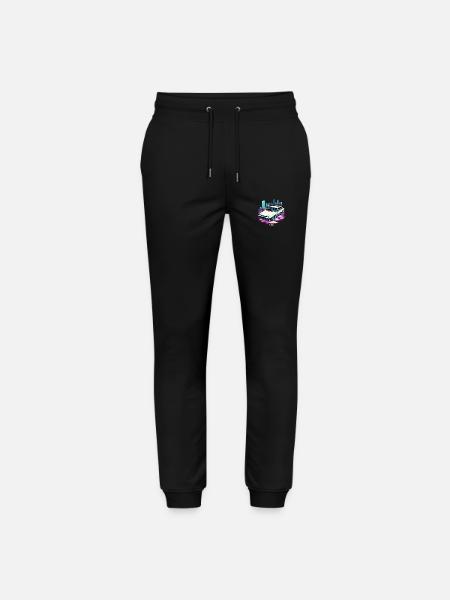 Silver arrow car - Stanley/Stella Mover Unisex Organic Jogging Trousers - black