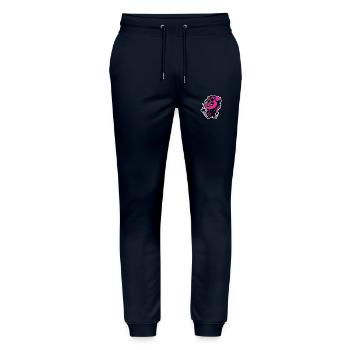 Rock-Ente - Stanley/Stella Unisex Bio Jogginghose Mover  - Navy - Vorne - Marisol (170cm) & Nik (191cm)