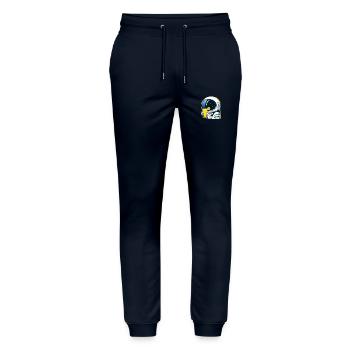 Un astronaute boit du thé au citron - Pantalon de jogging bio MOVER Stanley/Stella unisexe - marine - Devant - Marisol (170cm) & Nik (191cm)