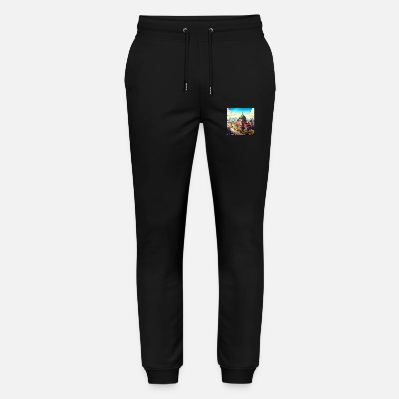 Kathedrale - Stanley/Stella Unisex Bio Jogginghose Mover  - Schwarz